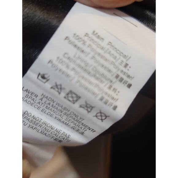 Missguided Petite Sequin Mini Dress US2 Black Silver Long Sleeve Party Cocktail - Picture 11 of 12